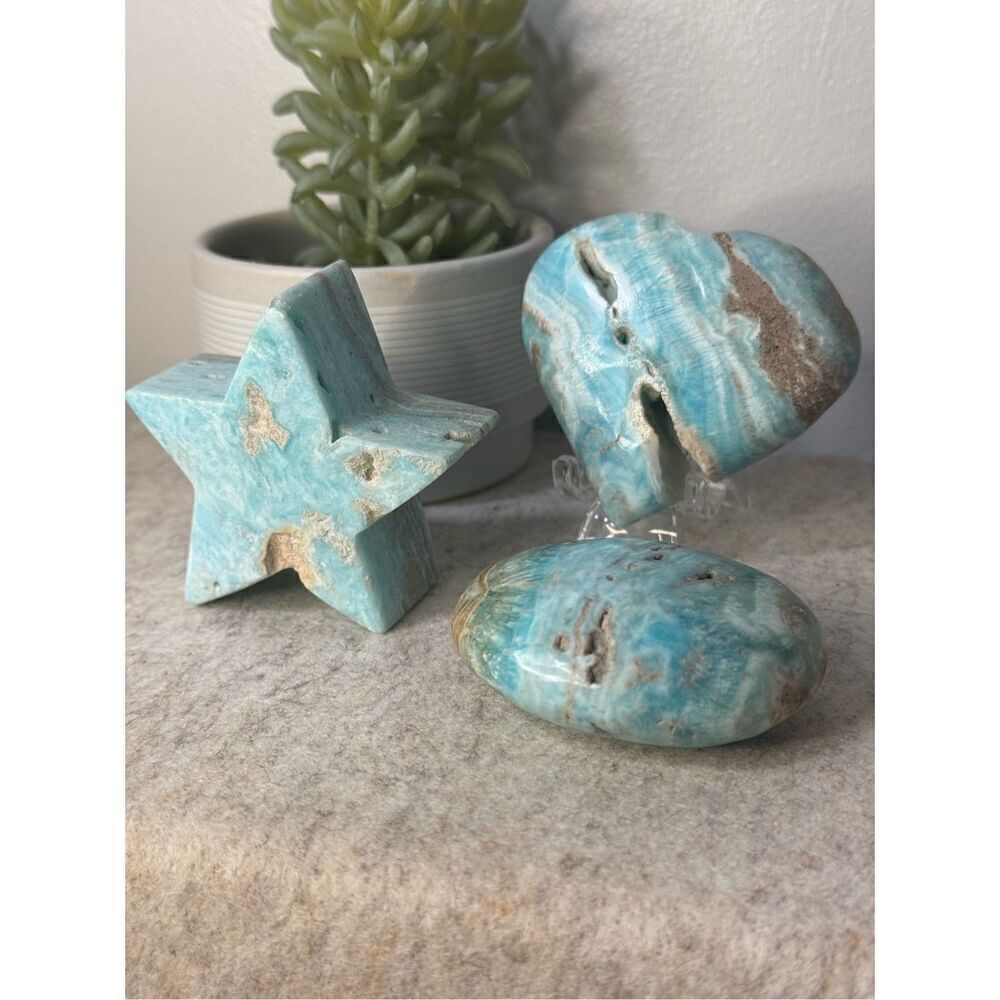 Blue Aragonite Bundle
